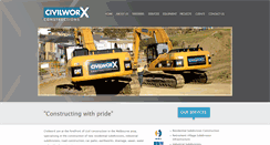 Desktop Screenshot of civilworx.com.au